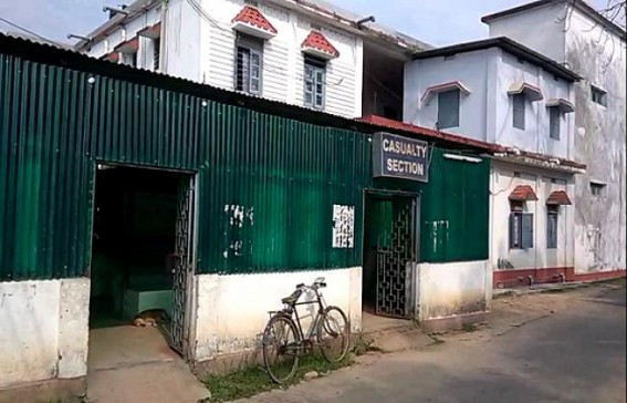 Lack of doctors at Udaipur Tripurasundari Sub-Divisional hospital Lack of doctors at Udaipur Tripurasundari Sub-Divisional hospital